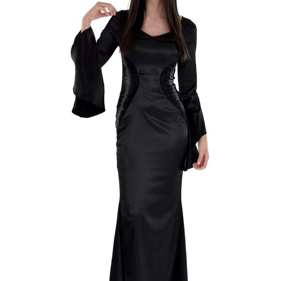 Other - NEW Adult Morticia Adams Costume Size Large 10/12 NIP